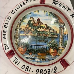 Italian made change container or ashtray.